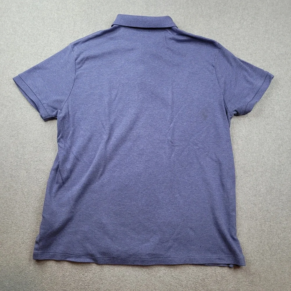 Polo Ralph Lauren Polo Shirt Mens XL Blue Custom Slim Fit Short Sleeve